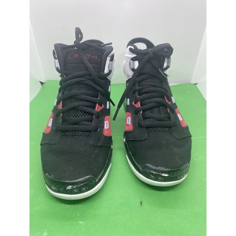 Nike Jordan Black Carmine White Grade School DM1159-006 Shoes Sz 6.5Y- Women's 8